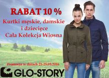 Kurtki wiosenne - rabat 10 %