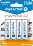 4x akumulatorki everActive R6/AA Ni-MH 2600 mAh ready to use