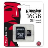 karta pamięci Kingston microSDHC 16GB class 10 UHS-I + adapter SD