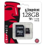 karta pamięci Kingston microSDXC 128GB class 10 UHS-I + adapter SD