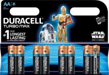 8 x Duracell Duralock Turbo Max Star Wars LR6/AA (blister)