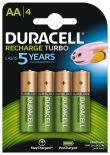 4 x akumulatorki Duracell Recharge Turbo R6/AA 2500 mAh (blister)