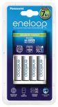 Ładowarka Panasonic Eneloop BQ-CC17 + 4 x R6/AA Eneloop 2000mAh BK-3MCCE