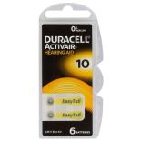 6 x baterie do aparatów słuchowych Duracell ActivAir 10 MF