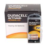 60 x baterie do aparatów słuchowych Duracell ActivAir 312 MF