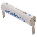 Panasonic Eneloop R03/AAA 800mAh - 1 sztuka z przygrzanymi blaszkami