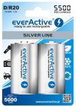 2x akumulatorki everActive R20/D Ni-MH 5500 mAh ready to use