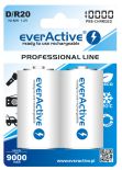 2x akumulatorki everActive R20/D Ni-MH 10000 mAh ready to use