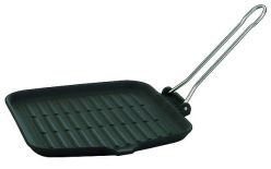 Żeliwna patelnia grillowa Dietella Smooth 24/24 ILSA