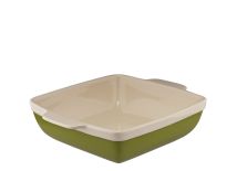 Granchio Naczynie ceramiczne kwadratowe Natura Oliva 25x25cm 88513