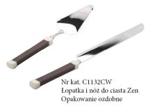 Łopatka + Nóż do ciasta Regent Zen C1132CW