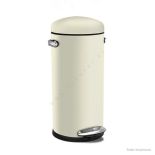 Simplehuman Kosz pedałowy RETRO 30L - kremowy CW1260