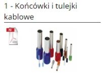 Końcówki i tulejki kablowe