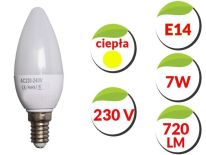 Żarówka ŚWIECZKA E14 7W LED 2835 SMD 715m G24m Z7