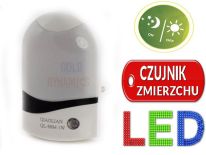 LAMPKA NOCNA 4 LED Z CZUJNIKIEM SENSOREM ZMIERZCHU