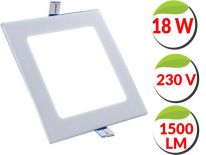 PANEL LED PODTYNKOWY PLAFON LAMPA SUFITOWA 18W P3