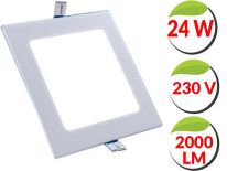 PANEL LED PODTYNKOWY PLAFON LAMPA SUFITOWA 24W P4