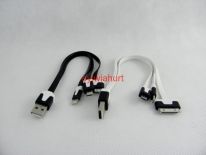 Kabel płaski iPhone 5 iPad micro USB 3 in 1 ładowa