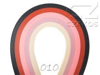 Paski do Quillingu 5mm/10x 200szt MIX 10