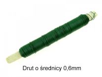 Drut Malowany na Patyku 0,6mm [Komplet - 20 Sztuk]