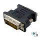 Adapter 4World DVI (M) (24+5) VGA (F) czarny (08742)