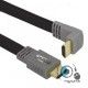 Kabel HDMI Titanum TB108  płaski 1,5m klasa 1.3C złącze 90