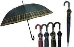  ELEGANCKI KOLOROWY PARASOL Z WYGIĘTĄ RĄCZKĄ ZILLER ZL-413