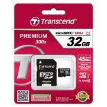 Transcend microSD 32GB CL10 UHS-1 + adapter PREMIUM