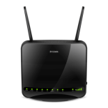 D-Link Wireless AC750 4G LTE Multi-WAN Router, integrated modem, SIM card slot