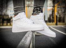 NIKE AIR FORCE 1 MID (314195-113) - Biały