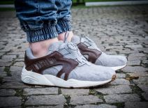 PUMA DISC BLAZE FELT (358820-01) - Szaro-brązowy