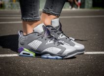 AIR JORDAN 6 RETRO LOW (768878-008) - Szary