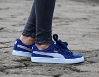 PUMA BASKET HEART DENIM (363371-01) - Niebieski