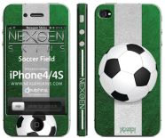 Nexgen Skins - Zestaw skórek na obudowę z efektem 3D iPhone 4 / iPhone 4S (On the Field 3D)