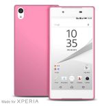 PURO Ultra Slim "0.3" Cover MFX - Zestaw etui + folia na ekran Sony Xperia Z5 (różowy)