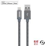 Kanex MiColor Premium Lightning - Kabel MFi z Lightning do USB, 2 m (Space Grey)