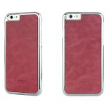 BUSHBUCK BARONAGE Classical Edition - Etui skórzane do iPhone 6s / iPhone 6 (fuksja)