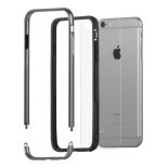 Moshi iGlaze Luxe - Etui z aluminiową ramką iPhone 6s Plus / iPhone 6 Plus (Titanium Grey)