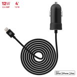 Kanex Lightning Car Charger - Ładowarka samochodowa Apple 2.4A złącze Lightning MFi (czarny)