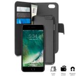 PURO Wallet Detachable - Etui 2w1 iPhone 8 / 7 / 6s / 6 (czarny)