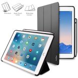 PURO Zeta Pro - Etui iPad Pro 9.7"/Air 2 w/Magnet & Stand up + Pencil Holder (czarny)