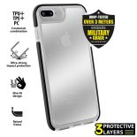 PURO Impact Pro Hard Shield - Etui iPhone 8 Plus / 7 Plus (czarny)