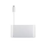 Moshi USB-C Multiport Adapter - Aluminiowy hub 3-w-1 USB-C/Thunderbolt 3 (Silver)