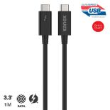 Kanex Thunderbolt 3 / USB-C Kabel, 20Gbps, 1 m (czarny)