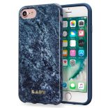 Laut HUEX ELEMENTS - Etui iPhone 8 / 7 / 6s / 6 z 2 foliami na ekran w zestawie (Marble Blue)