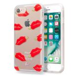 Laut POP INK - Etui iPhone 8 / 7 / 6s / 6 z 2 foliami na ekran w zestawie (Hotlips)