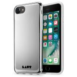 Laut HUEX METALLICS - Etui iPhone 8 / 7 / 6s / 6 z 2 foliami na ekran w zestawie (srebrny)