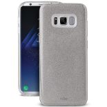 PURO Glitter Shine Cover - Etui Samsung Galaxy S8+ (Silver)