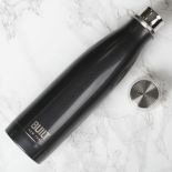 BUILT Perfect Seal Vacuum Insulated Bottle - Stalowy termos próżniowy 0,5 l (Charcoal Grey)