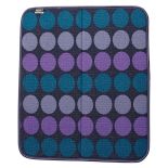 BUILT Reversible Bar Drying Mat - Mata do suszenia naczyń 40,6 x 45,7 cm (Plum Dot)